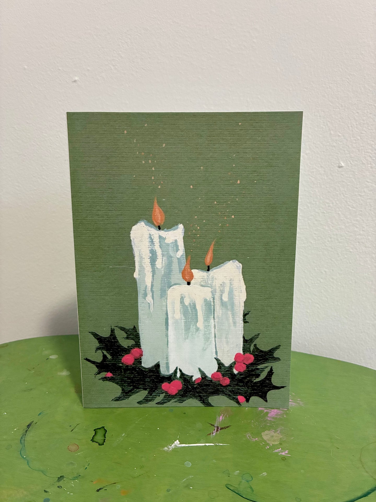 Holiday Candle card