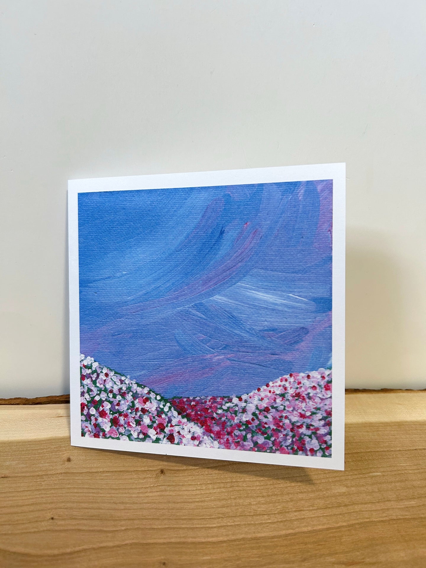 Flower Field card